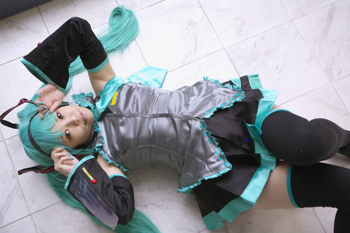 [Cosplay]  Vocaloid - Sexy Hatsune Miku
